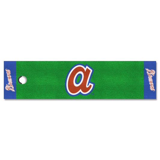 Atlanta Braves Green Putting Mat- Retro Collections by Fanmats