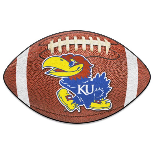 Kansas Jayhawks Football Rug / Mat by Fanmats