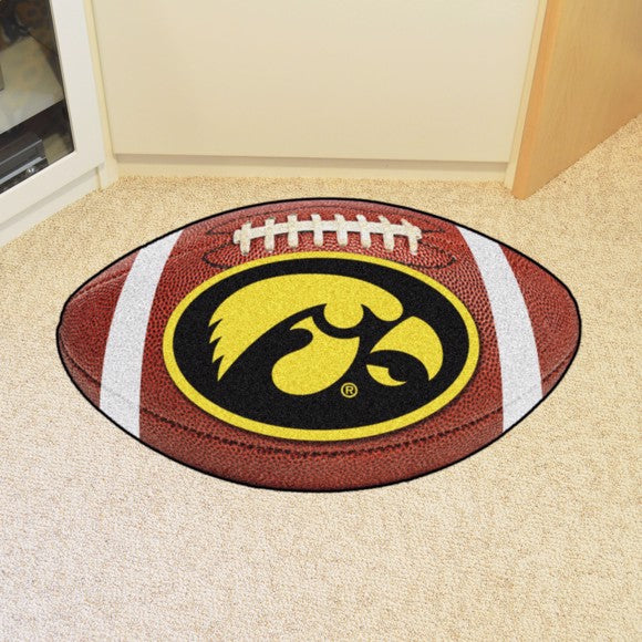 Iowa Hawkeyes Football Rug / Mat by Fanmats