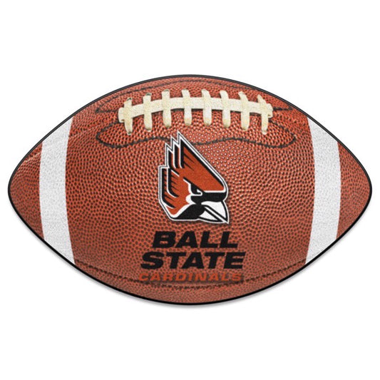 Ball State Cardinals Football Rug / Mat by Fanmats