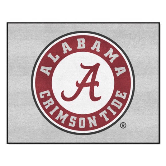 Alabama Crimson Tide Gray All Star Rug / Mat by Fanmats
