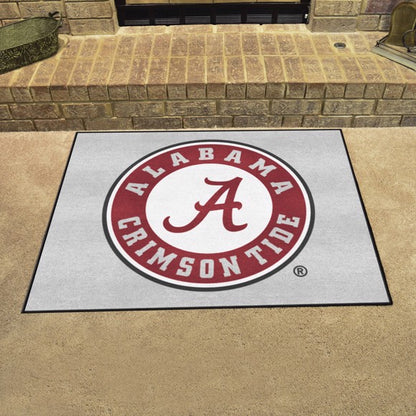 Alabama Crimson Tide Gray All Star Rug / Mat by Fanmats