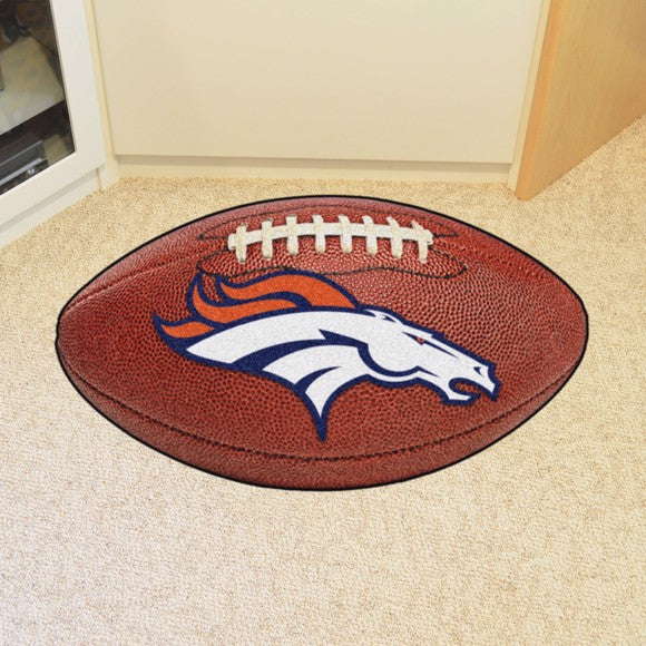 Denver Broncos Football Rug / Mat by Fanmats