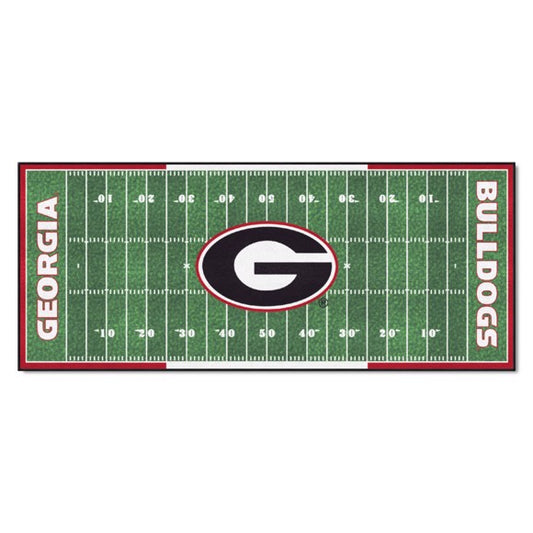 Georgia Bulldogs Football Field Runner Mat / Rug by Fanmats