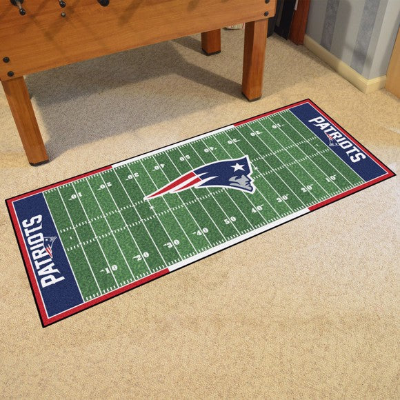 New England Patriots Football Field Runner / Mat by Fanmats