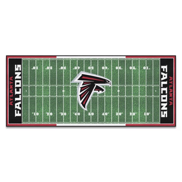 Atlanta Falcons NFL Football Runner: 30"x72", True Team Colors, Non-skid Backing, 100% Nylon, Machine Washable, Officially Licensed