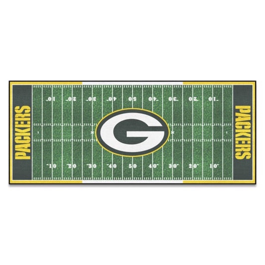 Green Bay Packers Football Field Runner Mat / Rug by Fanmats