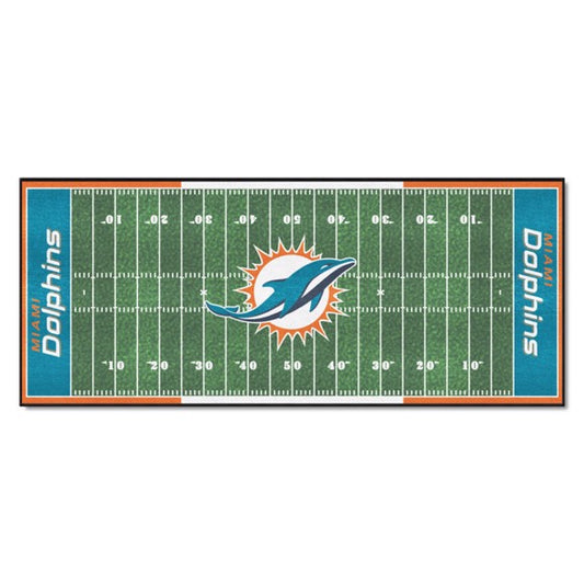 Miami Dolphins Football Field Runner / Mat by Fanmats