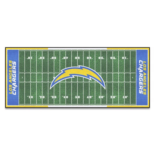 Los Angeles Chargers 30" x 72" Football Field Runner / Mat by Fanmats
