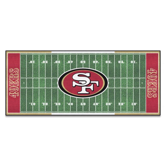 San Francisco 49ers Football Field Runner / Mat by Fanmats