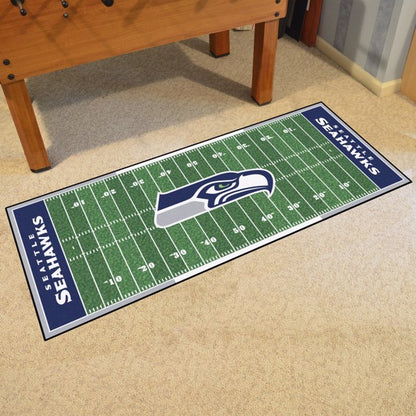 Seattle Seahawks Football Field Runner / Mat by Fanmats