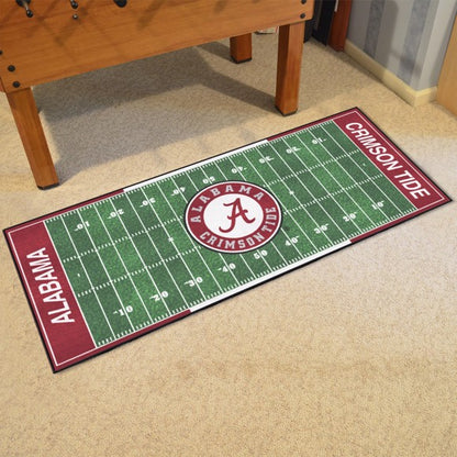 Alabama Crimson Tide Football Field Runner Mat / Rug by Fanmats