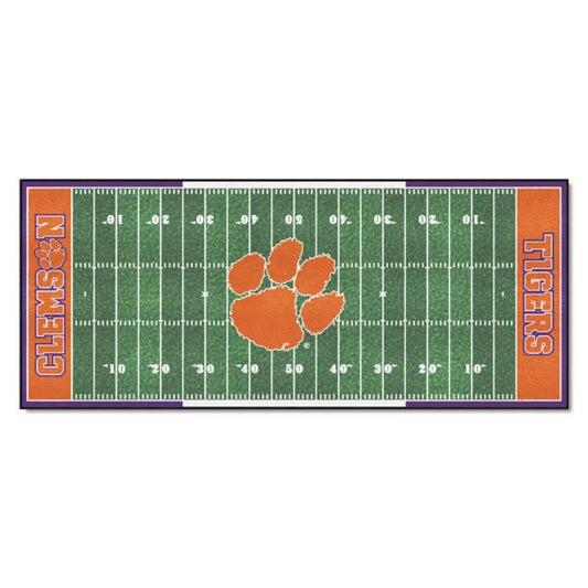 Clemson Tigers Football Field Runner Mat / Rug by Fanmats