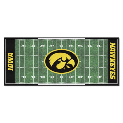 Iowa Hawkeyes Football Field Runner Mat / Rug by Fanmats