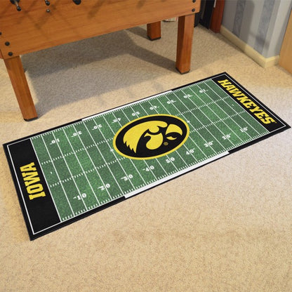 Iowa Hawkeyes Football Field Runner Mat / Rug by Fanmats