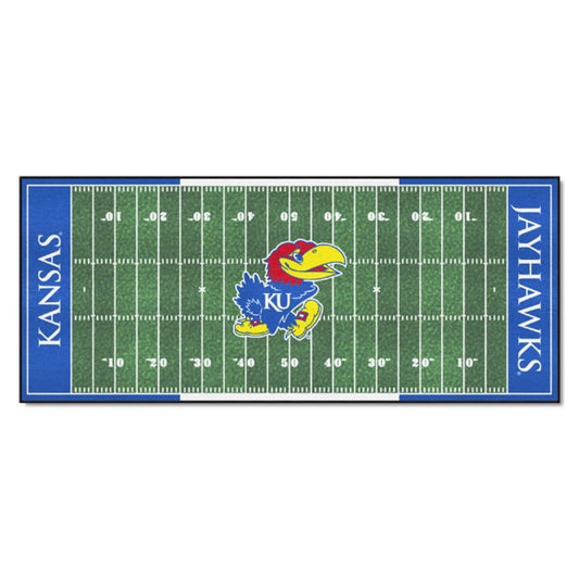 Kansas Jayhawks Football Field Runner / Mat by Fanmats
