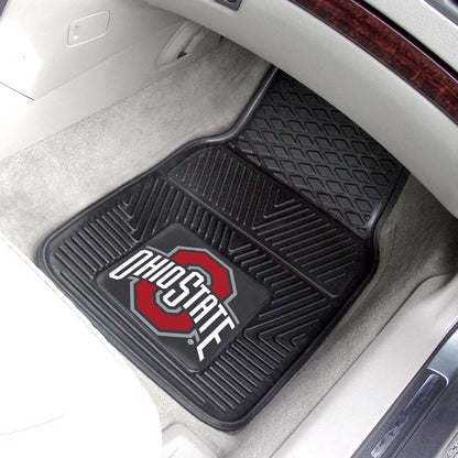 Ohio State Buckeyes 2-pc Vinyl Car Mat Set by Fanmats