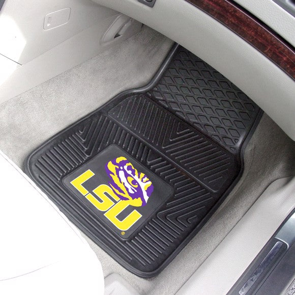 LSU Tigers 2-pc Vinyl Car Mat Set by Fanmats