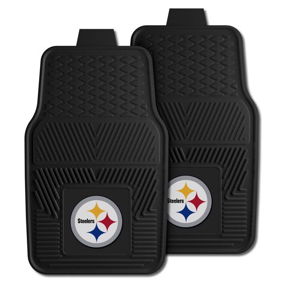 Pittsburgh Steelers 2-pc Vinyl Car Mat Set by Fanmats