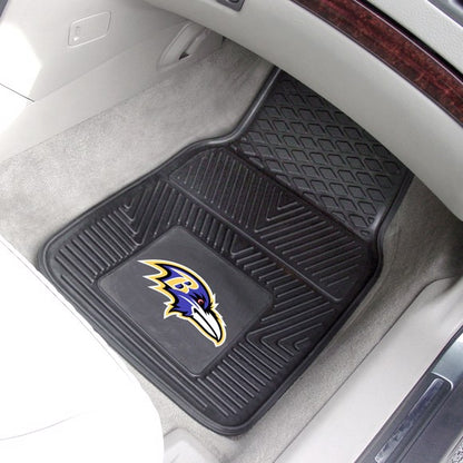 Baltimore Ravens 2-pc Vinyl Car Mat Set by Fanmats