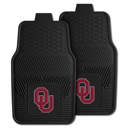 Oklahoma Sooners 2-pc Vinyl Car Mat Set by Fanmats