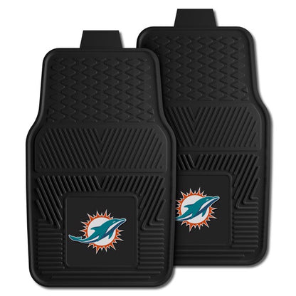 Miami Dolphins 2-pc Vinyl Car Mat Set by Fanmats