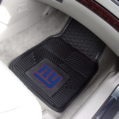 New York Giants 2-pc Vinyl Car Mat Set by Fanmats