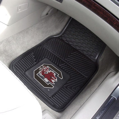 South Carolina Gamecocks 2-pc Vinyl Car Mat Set by Fanmats