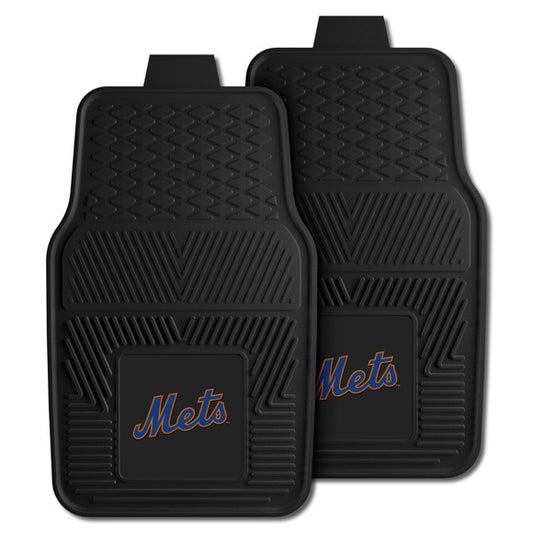New York Mets 2-pc Vinyl Car Mat Set by Fanmats