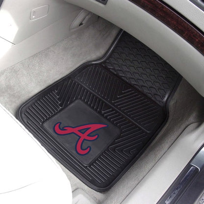 Atlanta Braves 2-pc Vinyl Car Mat Set by Fanmats