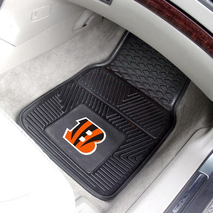 Cincinnati Bengals 2-pc Vinyl Car Mat Set by Fanmats