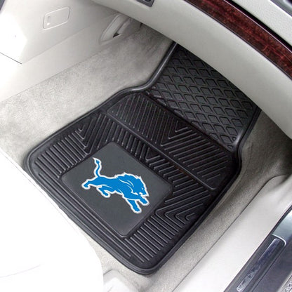 Detroit Lions 2-pc Vinyl Car Mat Set by Fanmats