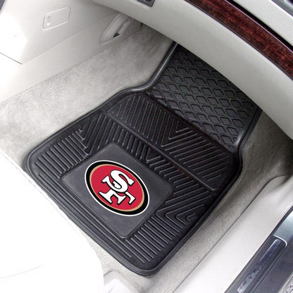 San Francisco 49ers 2-pc Vinyl Car Mat Set by Fanmats