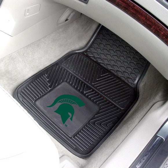 Michigan State Spartans 2-pc Vinyl Car Mat Set by Fanmats