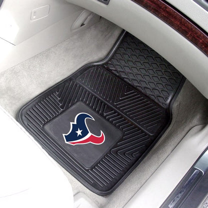 Houston Texans 2-pc Vinyl Car Mat Set by Fanmats