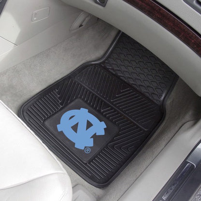 North Carolina Tar Heels 2-pc Vinyl Car Mat Set by Fanmats