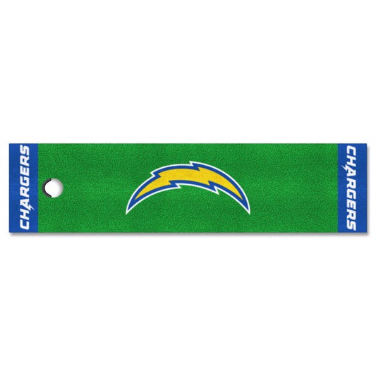 Los Angeles Chargers Green Putting Mat by Fanmats