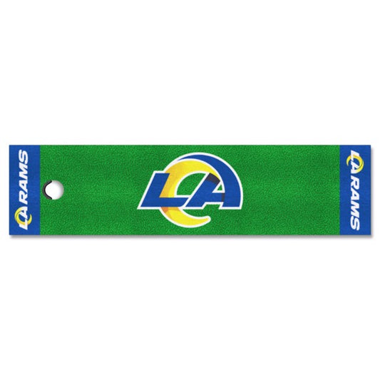 Los Angeles Rams Green Putting Mat by Fanmats