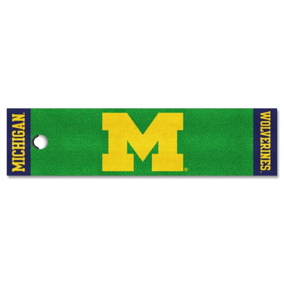 Michigan Wolverines Green Putting Mat by Fanmats