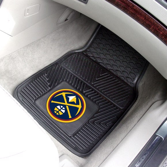 Denver Nuggets 2-pc Vinyl Car Mat Set by Fanmats