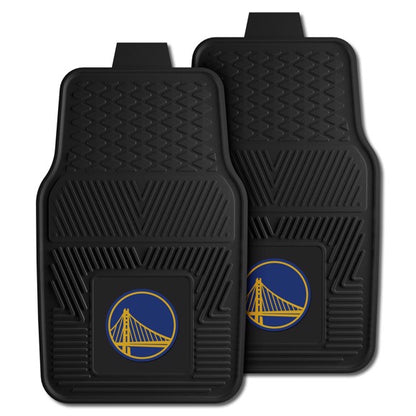 Golden State Warriors 2-pc Vinyl Car Mat Set by Fanmats