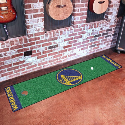 Golden State Warriors Green Putting Mat by Fanmats