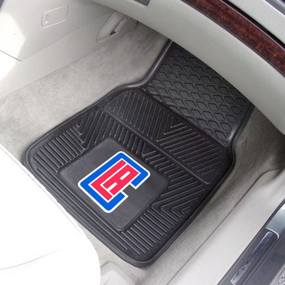 Los Angeles Clippers 2-pc Vinyl Car Mat Set by Fanmats