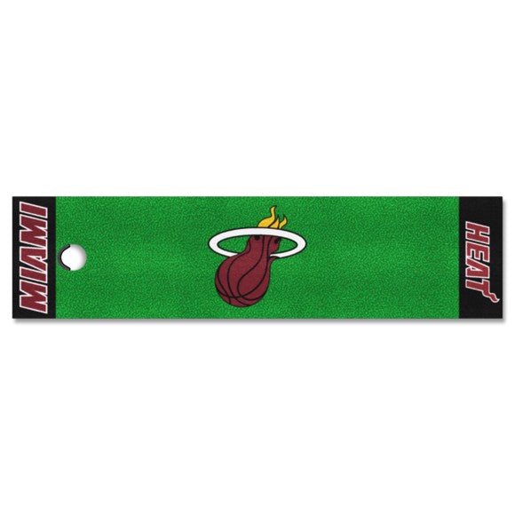 Miami Heat Green Putting Mat by Fanmats