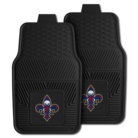 New Orleans Pelicans 2-pc Vinyl Car Mat Set by Fanmats