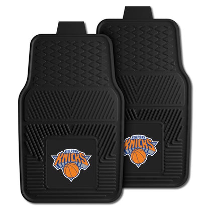 New York Knicks 2-pc Vinyl Car Mat Set by Fanmats