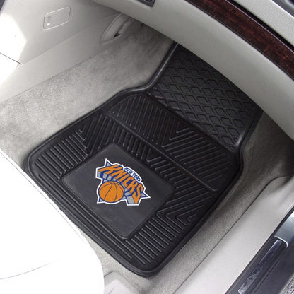 New York Knicks 2-pc Vinyl Car Mat Set by Fanmats