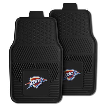 Oklahoma City Thunder 2-pc Vinyl Car Mat Set by Fanmats