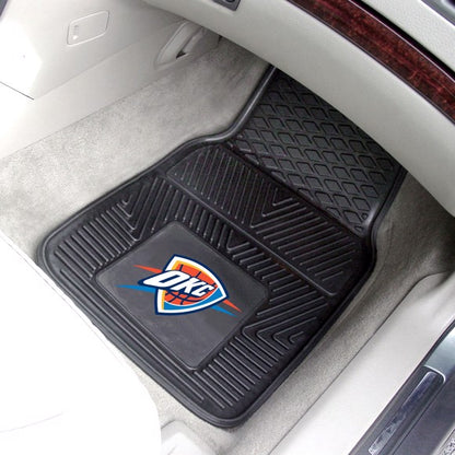 Oklahoma City Thunder 2-pc Vinyl Car Mat Set by Fanmats