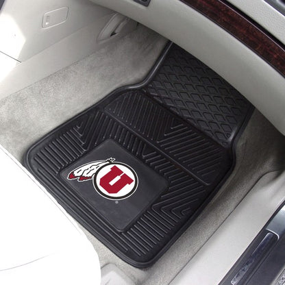 Utah Utes 2-pc Vinyl Car Mat Set by Fanmats